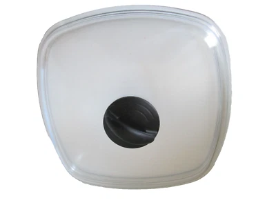 PYREX Glas Pfannendeckel 28 cm mit Kunststoffgriff quadratischTopfdeckel - Bild 1 von 4