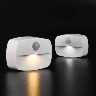 LED Motion Sensor Battery Operated Wall Lamp Night Light Lamp Cabinet Stair Lamp - Image 1 of 4
