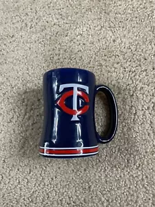 Minnesota Twins Coffee Mug Cup Sculpted Relief MLB Baseball Tea Cup Hot Ceramic - Picture 1 of 5