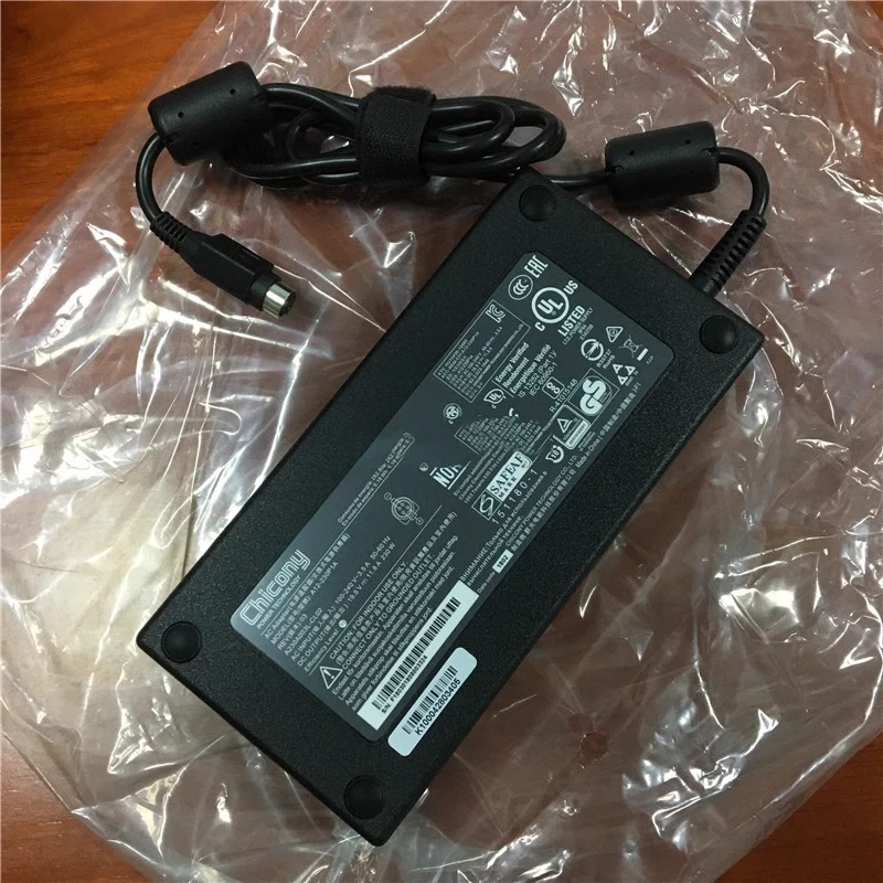 Original OEM Chicony 230w 19.5v AC Adapter for MSI Wt73vr 7rm-1211us Workstation
