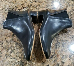 Nuevo CLARKS CUSHION Negro Cuero Elastizado Botines Tacones Zapatos Mujer 7 - Imagen 1 de 11
