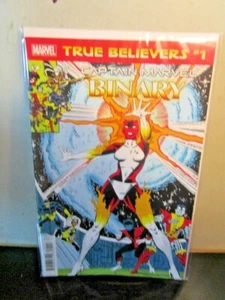 TRUE BELIEVERS: CAPTAIN MARVEL — BINARY #1 (2019) MARVEL COMICS DAVE COCKRUM BAG - Picture 1 of 1