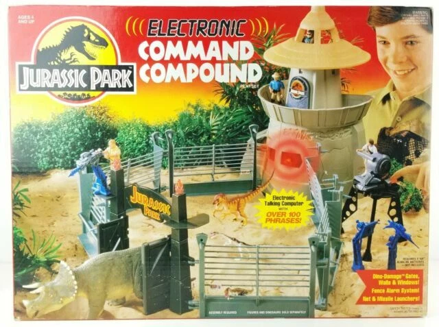 Jurassic Park 1993 Electronic Command Compound Center Playset
