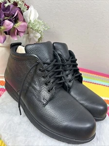 SAS Alpine Non-Slip Lace Up Shoes Leather High Top Boots Black Women’s Size 10 N - Picture 1 of 15