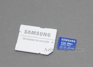 Carte mémoire microSD Samsung Pro Plus 128 Go classe 10 U3 (MB-MD128SA/AM) - Photo 1 sur 3