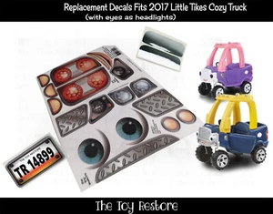 Autocollants de remplacement pour 2017 Little Tikes camion coupé confortable avec yeux bleus garçon - Photo 1 sur 8