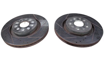 Jeep Grand Cherokee SRT8 2006-2010 par de rotores de freno delantero izquierdo derecho Brembo OEM Foto 1 de 4