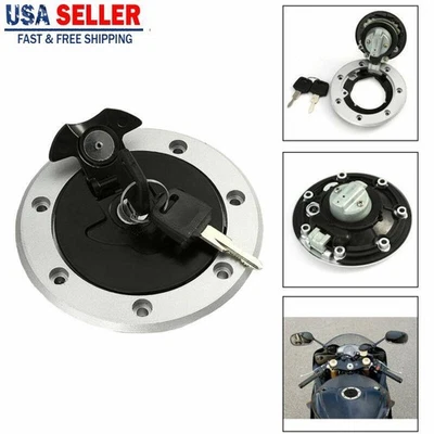 Tan Fuel Gas Cap Lock Key For Kawasaki ZX-11 ZXR750 Ninja ZX 6R/9R ZZR600 EX400 - Image 1 of 4