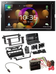 JVC DAB MP3 2DIN Bluetooth USB Autoradio für BMW 3er 2002-2006 5 Schalteröffnung - Bild 1 von 10