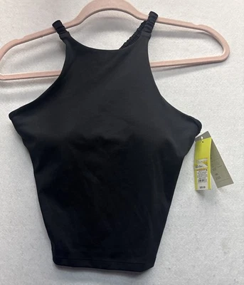 Women’s All In Motion High Neck Black Bra Top XS NWT - Image 1 of 4
