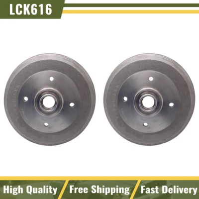 Front Brake Drums For 1971-1979 Volkswagen Super Beetle - 2PCS Raybestos R-Line - Image 1 of 4