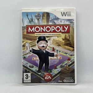 Monopoly Nintendo Wii Video Game Free Post PAL - Picture 1 of 5