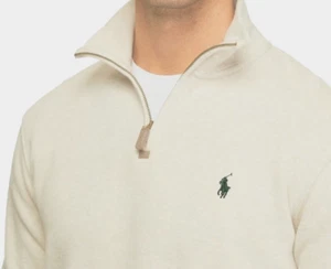 Polo Ralph Lauren Mens Classic Long Sleeve French Rib-Ls Hz French Rib Knit XL - Picture 1 of 2
