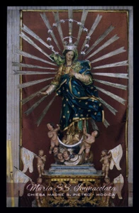santino - heilige Karte MADONNA IMMACOLATA-MODICA - Bild 1 von 1