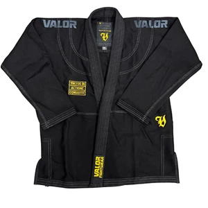 VALOR IN ACTIONE KIMONO BLACK BJJ GI - Picture 1 of 14