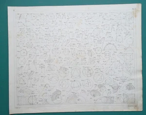 GEOMETRY Trigonometry Planimetry Mathematical Curves Shapes - 1844 Print - Picture 1 of 3