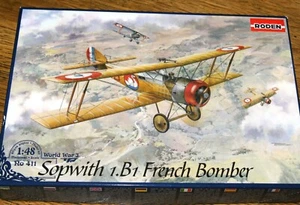 Roden 411 : Sopwith 1.B1 frz. Bomber WW I Kit 1:48 - Picture 1 of 2