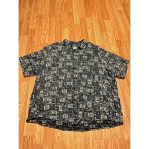 VATPAVE blue Hawaiian tropical Beach tribal Shirt size XXXL - Picture 1 of 7