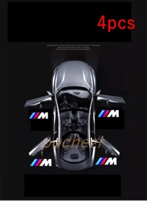 4X Car Door IIIM Welcome Light Fits For E60 E63 E90 E92 X1 anniversary - Image 1 of 4