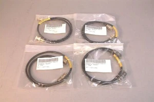 6 Patch Cords 2.5ft RG-62A/U Silver Plated BNC Ends W/ Caps 5995-00-933-5802 NEW - Picture 1 of 6