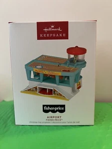 Hallmark Keepsake AIRPORT - Fisher Price Ornament 2023 - NEW - Picture 1 of 4