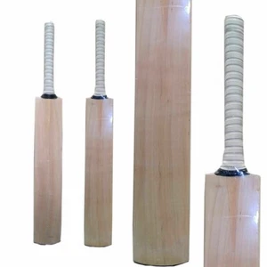 Kashimir Willow Wooden plain Cricket Bat Only for Hard Tennis Ball - Picture 1 of 3