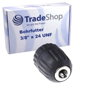 Bohrfutter 0,8-10mm 3/8" x 24 UNF für Hitachi, Panasonic, Ryobi, Black & Decker - Bild 1 von 4