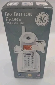 VTG General Electric GE Big Button Easy Dial White Phone 27906GE 1-A Single New - Picture 1 of 8