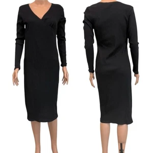 H&M Mama Maternity Nursing medium ribbed dress D1 2713 - Picture 1 of 8