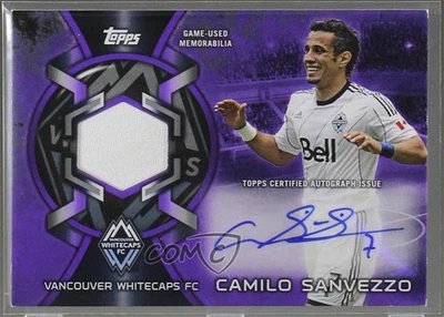 2014 Topps MLS Auto Relics Purple /75 Camilo Sanvezzo #AR-CS Auto - Image 1 of 2