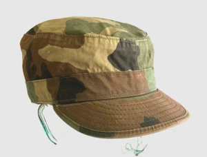 US Military Govt. Issue Equa Headwear CAP Woodland Camouflage Pattern SIZE 7 Hat - Picture 1 of 7