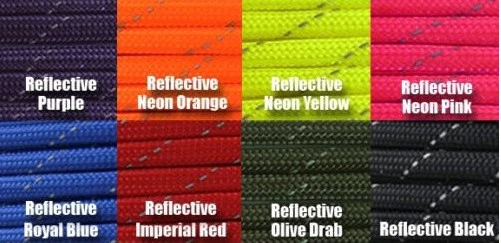 550 Paracord Reflective Cord 7 Strand 10 25 50 100 Feet Outdoor Survival - Image 1 of 1