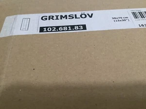 Ikea GRIMSLOV GLASS DOOR Medium Brown FOR SEKTION CABINET 15X30” - Picture 1 of 4