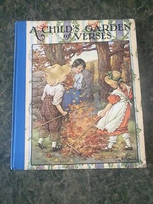 A Child's Garden of Verses. R. L. Stevenson. Illus. by Clara M. Burd. 1930 Foto 1 de 4