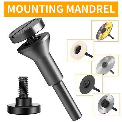 1/2Pcs Metal Blade Cutting Disc Mandrel Arbor 1/4 Inch Shank Die Grinder Drill - Image 1 of 4