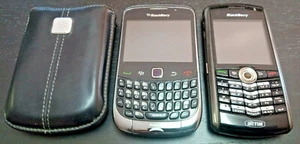 LOTTO 2 Smartphone BlackBerry 9300 Curve 3G e 8100 ENTRAMBI NON TESTATI - Foto 1 di 2