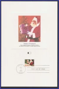 USA3 #2583 U/A FLEETWOOD TARJETA DE PRUEBA FDC Santa con regalo - Imagen 1 de 1