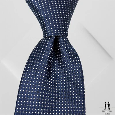 Corbata de cuello Nordstrom para hombre punto tejido 100 % seda jacquard cosido EE. UU. 59x3,1/4 Foto 1 de 4