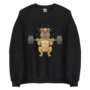 Levantamiento de pesas Pitbull Amantes de mascotas Divertido Lindo Dogdad Dogmom Regalo Sudadera - Imagen 1 de 8