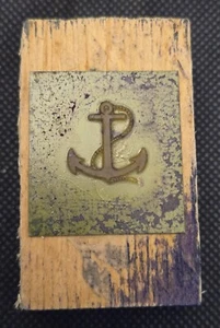 Stempel ➔  ➔ Vintage-Klischee ➔ RARITÄT *Plastik auf Holz* - Bild 1 von 1
