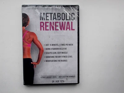 Metabolic Renewal: 4 Phase Workout (DVD) Dr Jade Jeta NEW & SEALED - Image 1 of 2