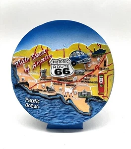 Historic Route 66 - 4" placa independiente - Imagen 1 de 8