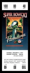SUPER BOWL XI REPLICA TICKET RAIDERS VS VIKINGS QTY - Picture 1 of 2