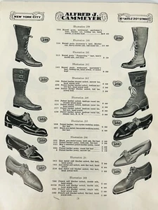 Antiguo Catálogo de Zapatos Nueva York Alfred J Cammeyer 1906 Zapatos Finos Publicidad - Imagen 1 de 15