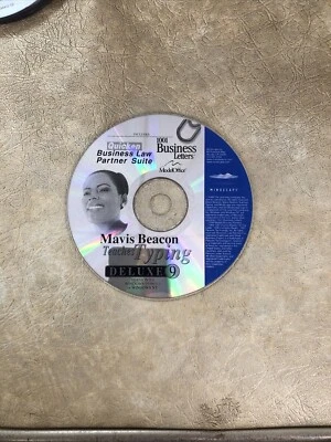 Mavis Beacon Teaches Typing DELUXE 9 for PC Quicken Law Partner Suite DISC ONLY - Image 1 of 2