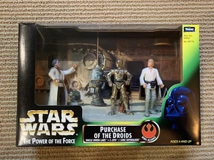 Star Wars PURCHASE OF THE DROIDS - Power of the Force Action Figure Set MINT BOX - Picture 1 of 5