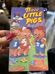 Three Little Pigs farbig animierte Episoden VHS Band Kinderanimation Cartoon 1993 - Bild 1 von 3