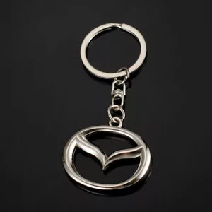 3D Metal Car Keychain Car Logo Key Chain Key Ring Accessories Pendant for Mazda - Imagen 1 de 1