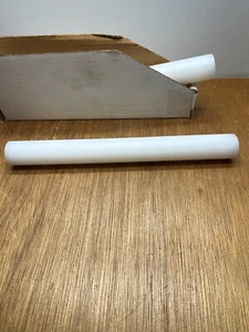 1-1/4" X 12" UHMW PE Plastic Round Rod Bar Stock White Polyethylene USA - Picture 1 of 5