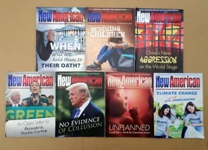Lot of 7 The New American Magazine Jan thru Apr 2019 - Picture 1 of 15